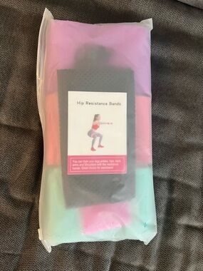 Pink & Mint Hip Resistance Bands Set